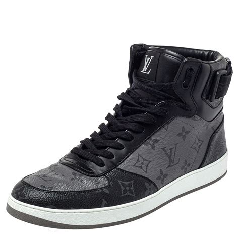 louis vuitton high top black|Louis Vuitton monogram sneaker.